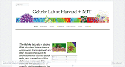 Desktop Screenshot of gehrkelab.org